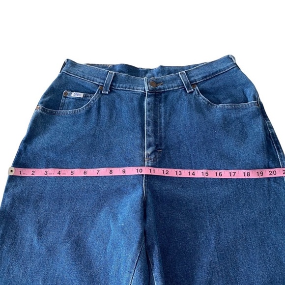 Vintage | Lee | Medium Wash High Rise Straight Leg Jeans Size 12 - Picture 9 of 12